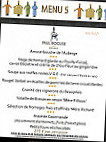 Paul Bocuse menu