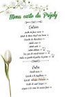 Le Prejoly menu