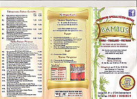 Bambus menu