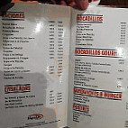 Espana menu