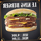 Best Burger menu