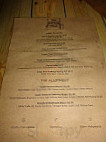 The Potting Shed menu