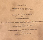 La Table De Jules menu