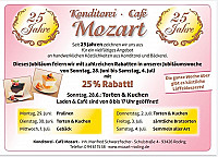 Mozart menu