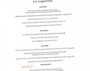 Le Manoir d'Anet menu