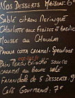 Café De Flore menu