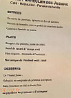 Particulier Des Jasmins menu