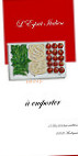 L'Esprit Italien menu