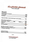 La Fourchette Gourmande menu