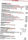 Le Recrutement Cafe menu
