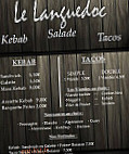 Le Languedoc menu