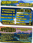 Doe Brothers Soda Fountain menu