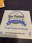 Las Tablas Del Campillín menu