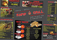 Rapid Ô Grill menu