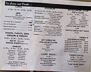 Marty's Cones Carry Out menu