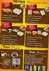Golden Sushi menu