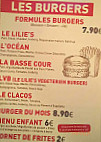 Lilie's Burger menu