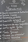 Auberge Du Fronton menu