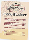 Laetitia Pizzas menu