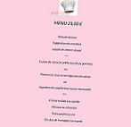 Auberge de la Mue menu