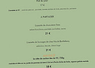 Le Vaisseau Vert menu