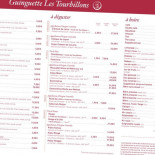 Guinguette Les Tourbillons Carta