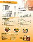 Fuji Steak House Sushi menu
