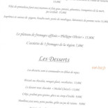 La Liégeoise Speisekarte