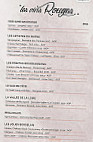 Le Bal Music Live menu