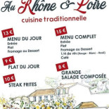 Au Rhône Loire Carte