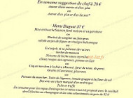 Auberge Du Daguet menu