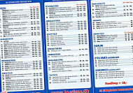 La Pizza menu