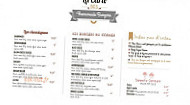 Corner Bistro Rotonde menu