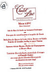 Le Chalet Du Lac menu
