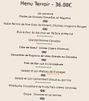 Le Normandie menu