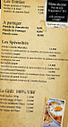 Le Napoleon menu