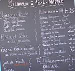 Le Nausicaa menu