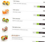 Sushi Design menu