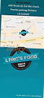 Lyric's Food menu