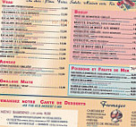 Casa Tino menu