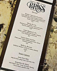 The Brass menu