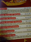 Kumô Sushi menu