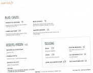 Mikuna Paris menu