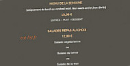 Auberge Des Voutins menu