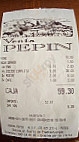 Venta Pepín menu