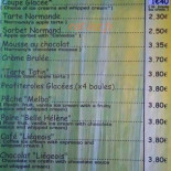 Harmonie des Saisons Cardápio