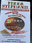 Stef' Anny Pizza menu