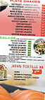 Thai Sushi menu