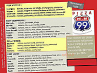 Pizza Route 99 menu