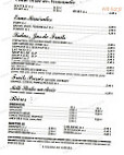 Pizzeria Barbara menu